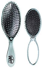 Парфумерія, косметика Набір - Wet Brush Pop and Go & Original Detangler Combo Silver