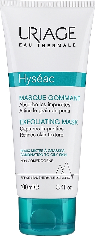 Мягкая отшелушивающая маска Hyseac - Uriage Combination to oily skin