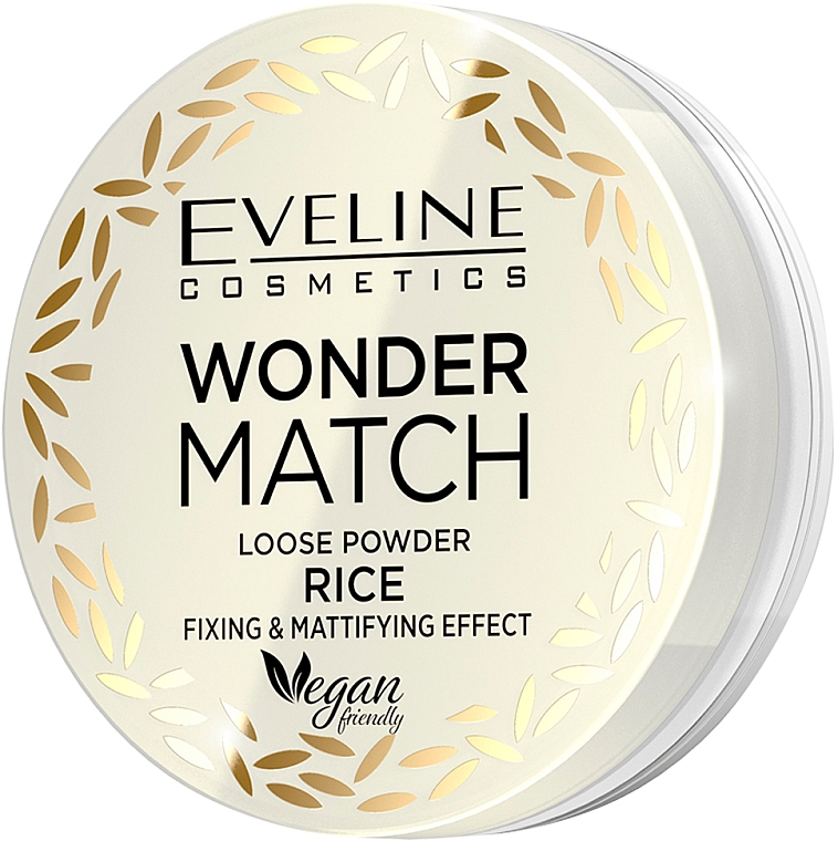 Рассыпчатая пудра - Eveline Cosmetics Wonder Match Loose Powder Rice — фото N1