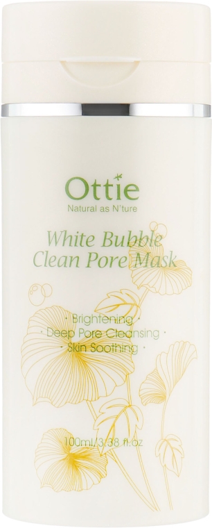 Маска киснева для очищення пор - Ottie White Bubble Clean Pore Mask — фото N2