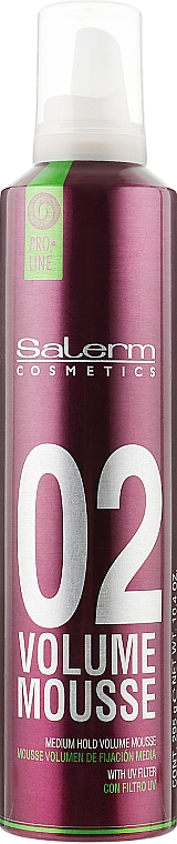 Мусс объем для укладки волос - Salerm Pro Line Volume Mousse — фото N1