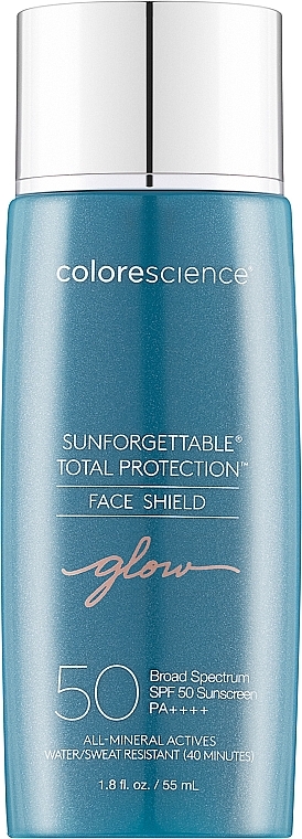 Сонцезахисний крем для обличчя - Colorescience Sunforgattable Total Protection Face Shield SPF 50