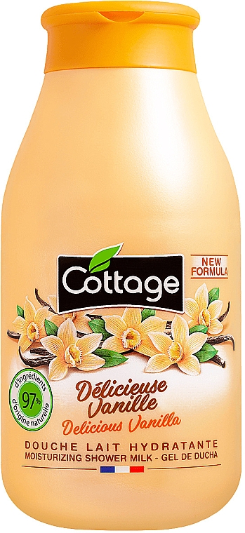 Молочко для душа "Ваниль" - Cottage Delicious Vanilla Shower Milk — фото N1