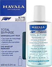 Двофазний засіб для зняття макіяжу з очей - Mavala Total Bi Phase Eye Make Up Remover — фото N2