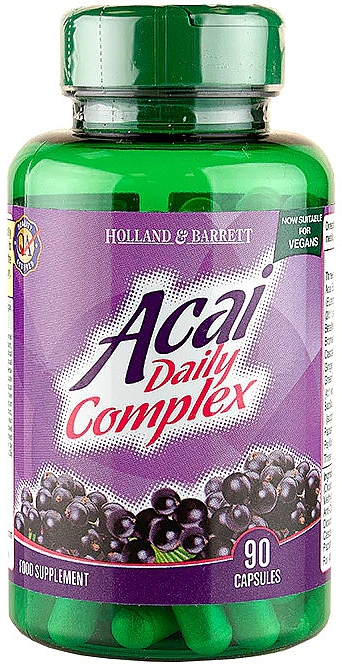 Пищевая добавка - Holland & Barrett Acai Daily Complex 1000mg — фото N1