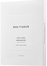 Парфумерія, косметика Маска для обличчя - Boutijour Lotus Water Calming Mask