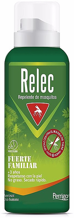 Засіб від комарів у спреї - Relec Fuerte Familiar Aerosol Spray — фото N1