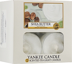 Чайні свічки "Масло ши" - Yankee Candle Scented Tea Light Candles Shea Butter — фото N1