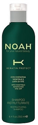Шампунь для пошкодженого волосся - Noah Keratin Protect Restructuring Shampoo — фото N1