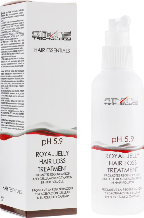 Лосьйон з королівським желе "Маточне молочко", для волосся - Simone Trichology Royal Jelly Hair Loss Treatment — фото N2