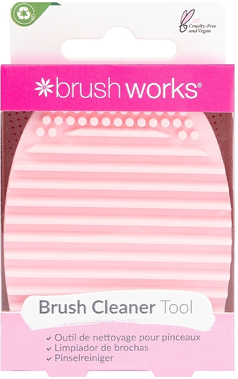 Очиститель для кистей, силиконовый, маленький - Brushworks Silicone Makeup Brush Cleaning Tool — фото N2