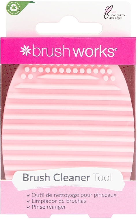 Очищувач для пензлів, силіконовий, маленький - Brushworks Silicone Makeup Brush Cleaning Tool — фото N2