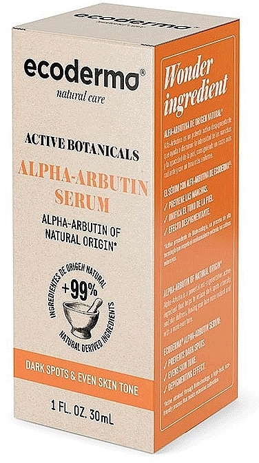 Сыворотка для лица - Ecoderma Active Botanicals Alfa-Arbutin Serum — фото N2
