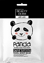 Парфумерія, косметика Тканинна відбілювальна маска - Beauty Derm Animal Panda Whitening