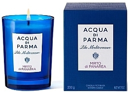 Acqua di Parma Blu Mediterraneo Mirto Di Panarea - Ароматическая свеча, синий стакан — фото N1