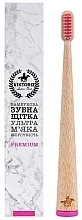 Парфумерія, косметика Бамбукова зубна щітка, рожева - Viktoriz Premium