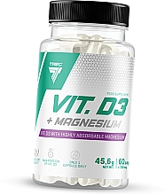 Парфумерія, косметика Харчова добавка "Вітамін D3 та магній" - Trec Nutrition Vit. D3 + Magnesium