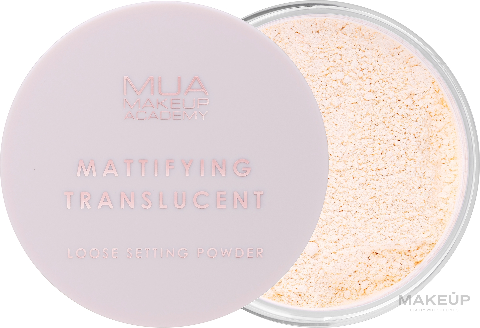 Матувальна напівпрозора пудра - MUA Makeup Academy Professional Loose Setting Powder — фото Mattifying Translucent