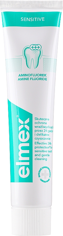 Зубная паста отбеливающая для чувствительных зубов - Elmex Sensitive Toothpaste — фото N1