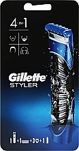 Духи, Парфюмерия, косметика Набор - Gillette Fusion ProGlide Styler (стайлер/1шт + сменная кассета/1шт + насадки/3шт)