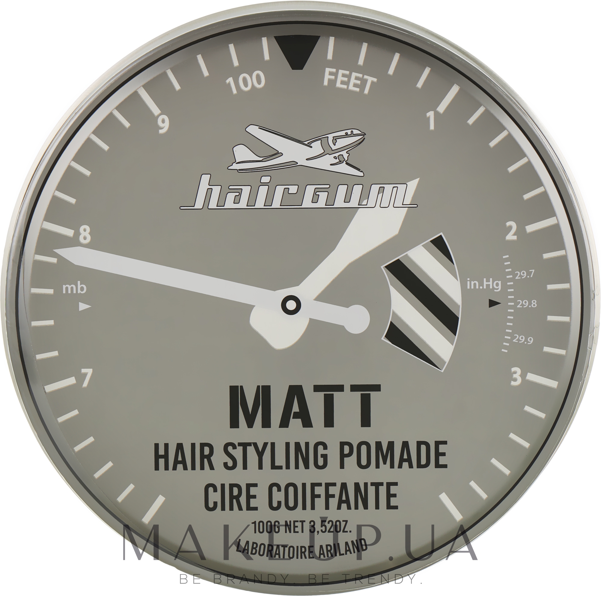Помада для стайлінгу - Hairgum Matt Hair Styling Pomade — фото 100g