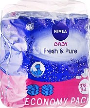 Влажные салфетки детские "Чистота и свежесть" 6x63шт - NIVEA Baby Pure & Fresh — фото N1