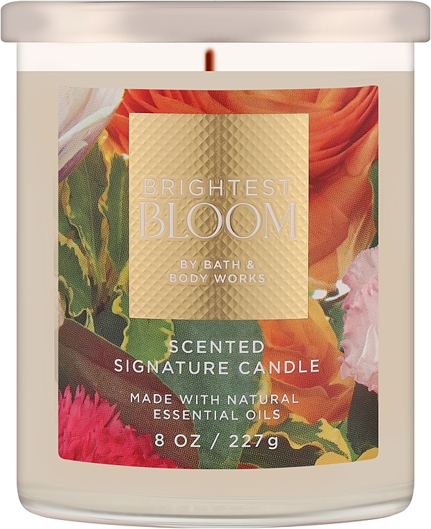 Аромасвеча - Bath and Body Works Brightest Bloom Candle — фото N1