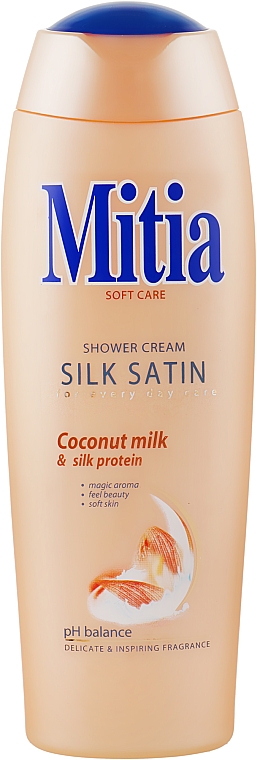 Крем-гель для душа "Шелк и сатин" - Mitia Silk Satin Shower Cream — фото N1