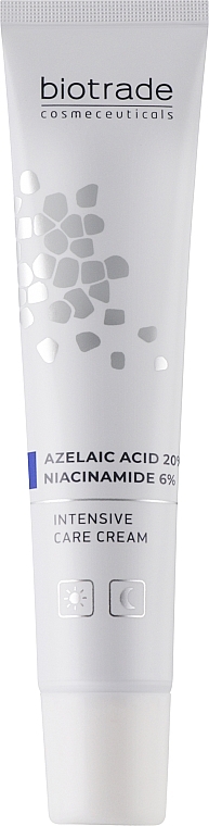 Крем интенсивного действия с азелаиновой кислотой 20% и ниацинамидом 6% - Biotrade Intensive Care Cream — фото N1