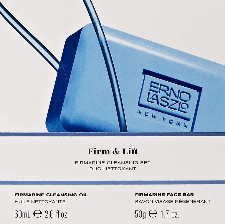 Набір - Erno Laszlo Firmarine Cleansing Set(oil/60ml + soap/50g) — фото N3