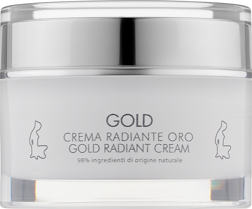 Крем для обличчя "Природне сяйво" на основі золота - Kleraderm Gold Radiant Cream — фото N1