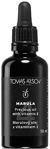 Питательное масло для волос с витамином Е - Tomas Arsov Marula Precious Oil With Vitamin E — фото N1