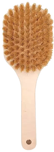 Щетка для тела с ручкой - LullaLove Medium Hard Body Brush — фото N1