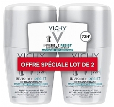 Набір - Vichy Deo Invisible Resist 72H (deo/roll/2x50ml) — фото N1