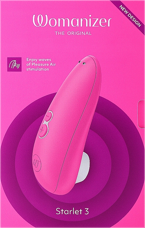 Вакуумный клиторальный стимулятор, розовый - Womanizer Starlet 3 Pink — фото N1