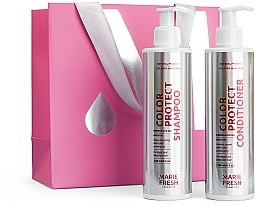 Подарунковий набір Colored Hair Care - Marie Fresh Cosmetics Gift Set Colored Hair Care (h/shm/250ml + h/cond/250ml) — фото N1