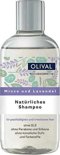 Натуральний шампунь із м'ятою та лавандою - Olival Natural Mint & Lavender Shampoo — фото N1