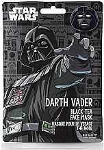 Парфумерія, косметика Маска для обличчя з екстрактом чорного чаю - Mad Beauty Star Wars Face Darth Vader
