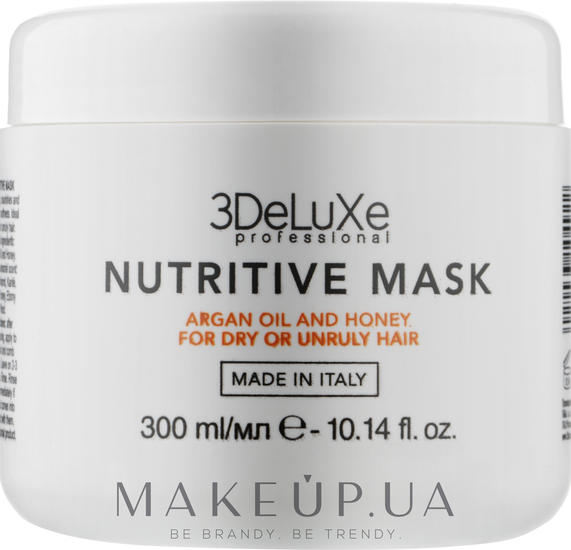 Маска для сухих и повреждённых волос - 3DeLuXe Nutritive Mask — фото 300ml