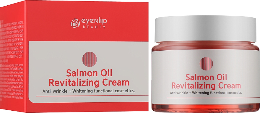 Крем для обличчя відновлювальний з олією лосося - Eyenlip Salmon Oil Revitalizing Cream — фото N2