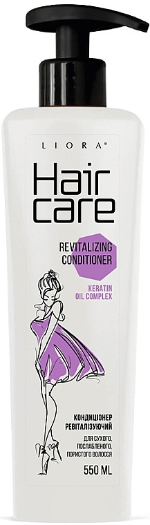 Кондиционер ревитализирующий для сухих, ослабленных, пористых волос - Liora Hair Care Revitalizing Conditioner — фото N1