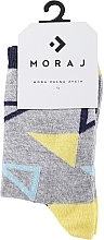 Парфумерія, косметика Жіночі шкарпетки, сіро-жовті - Moraj