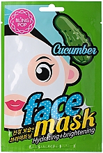 Парфумерія, косметика Маска для обличчя з огірком - Bling Pop Cucumber Hydrating & Brightening Mask