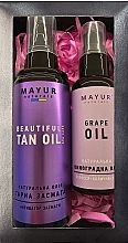 Набор "Уход за кожей и волосами "Красивая кожа" - Мayur (b/oil/120ml + oil/50ml) — фото N1