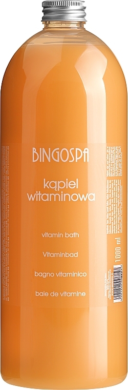 Пена для ванн с витаминами A,B,C,E - BingoSpa Vitamin Bath — фото N1
