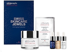 Духи, Парфюмерия, косметика Набор, 5 продуктов - Skincode Exclusive Swiss Skincare Jewels Anti-Aging Collection