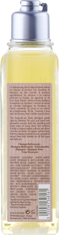 Шампунь для волос - L'Occitane Citrus Verbena Shampoo — фото N2