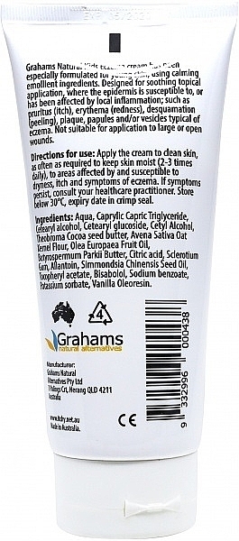 Дитячий крем проти екземи - Grahams Natural Kids Eczema Cream — фото N2