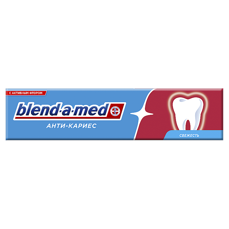 Зубная паста "Кальци-стат. Свежесть" - Blend-a-med Anti-Karies Fresh — фото N5