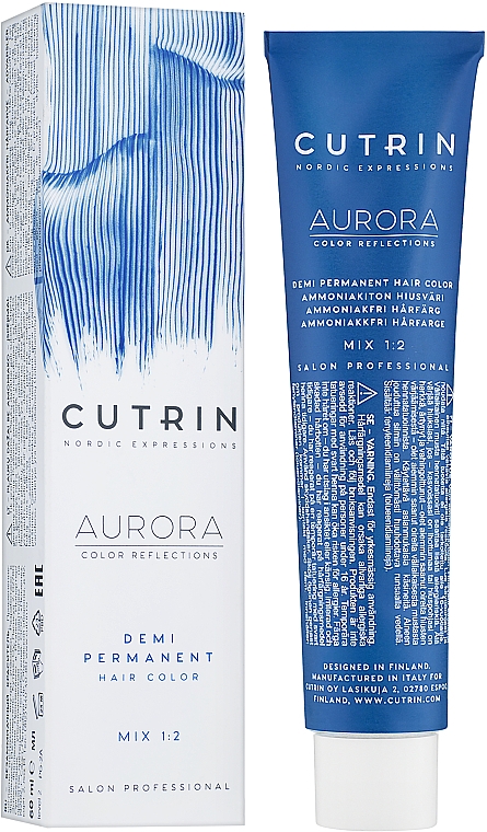 Безаміачний барвник для волосся - Cutrin Aurora Demi Color — фото N2